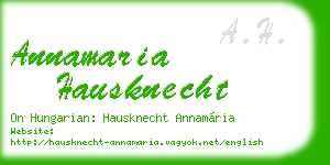 annamaria hausknecht business card